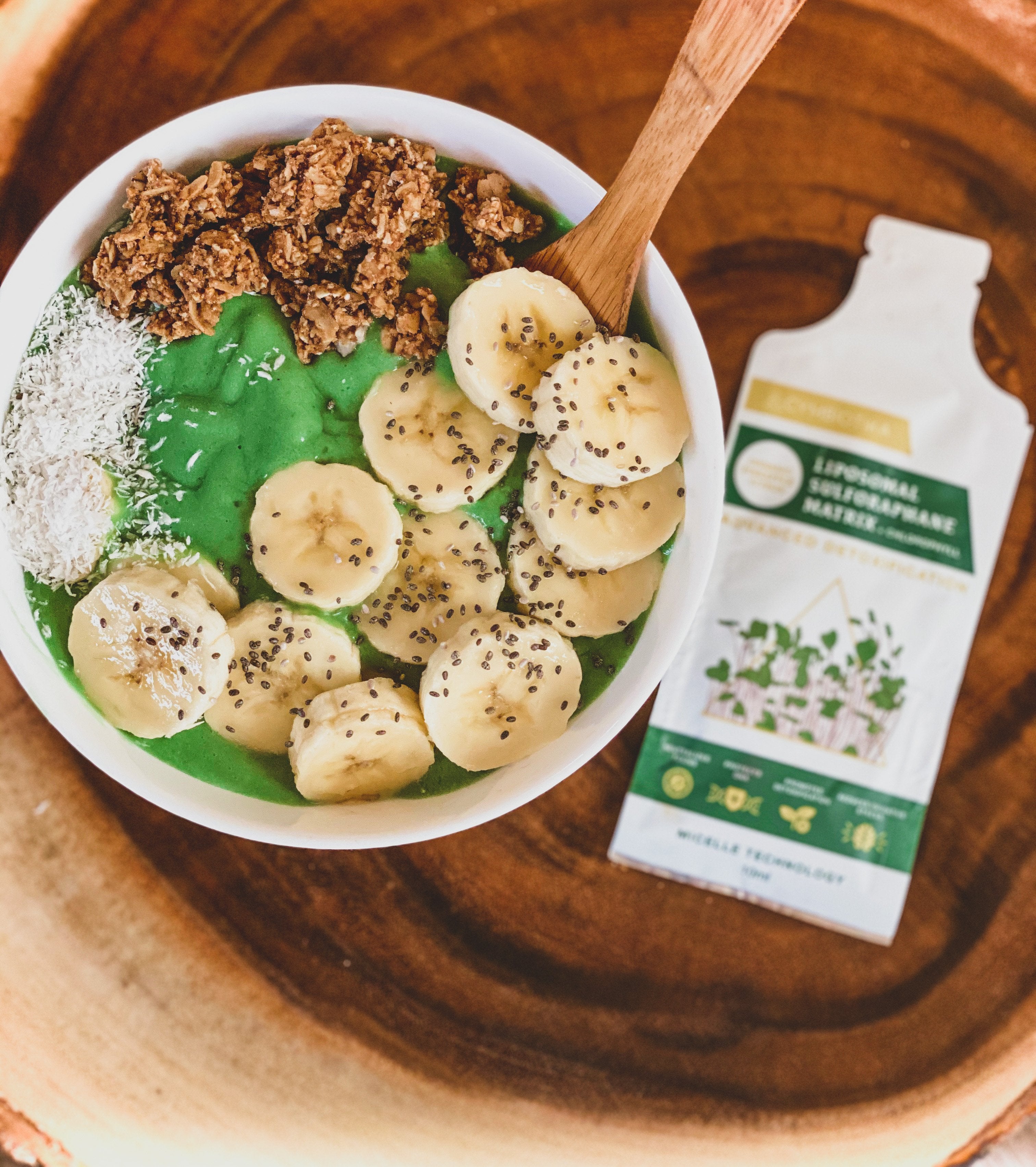 Green Smoothie Bowl with Sulforaphane