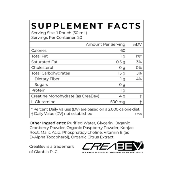 Creatine+ Supplement Facts